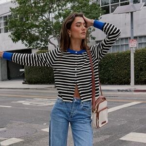 {{böhme}} Davina Striped Sweater